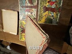 Les FABLES DE LA FONTAINE & Jouet & Jeu Ancien & Puzzle & Loup, Agneau, Cigale