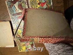 Les FABLES DE LA FONTAINE & Jouet & Jeu Ancien & Puzzle & Loup, Agneau, Cigale