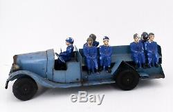 Les Jouets CITROEN Camion T 45 militaire, en tôle peinte bleu