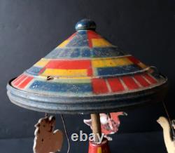 Les Jouets Migault Manége aux Animaux Tole Peinte 32x24Cm 1920 LJM