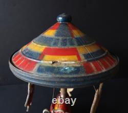 Les Jouets Migault Manége aux Animaux Tole Peinte 32x24Cm 1920 LJM
