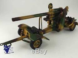 Lineol C. 1936 Canon Flak 88 Gun Ref 1230 Jouet Militaire Ancien Antique Tin Toy