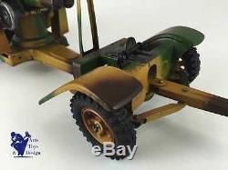 Lineol C. 1936 Canon Flak 88 Gun Ref 1230 Jouet Militaire Ancien Antique Tin Toy