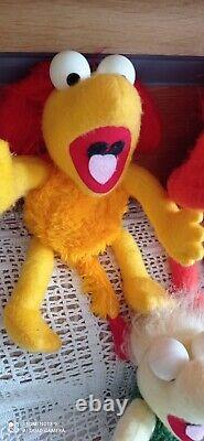 Lot 6 Peluches Fraggle Rock -Jim Henson Original Pedigree 1984- 35 Cm et +