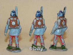 Lot D'ancienne Figurine Et Accessoire Quiralu En Aluminium Soldat Cavalier ++