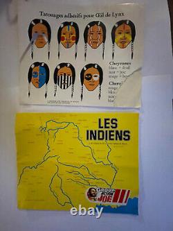Lot Mannequin et accessoires Oeil de Lynx Group Action Joe 1975 CEJI ARBOIS