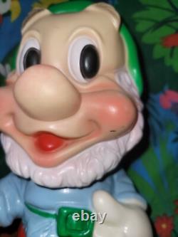 Lot blanche neige ledraplastic dwarfs delacoste pouet Disney figure nains Snow