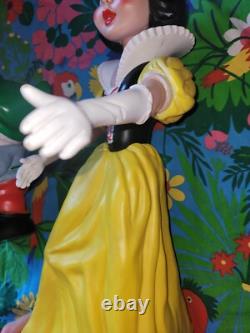 Lot blanche neige ledraplastic dwarfs delacoste pouet Disney figure nains Snow