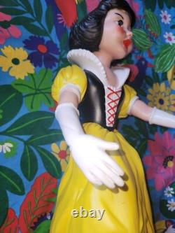 Lot blanche neige ledraplastic dwarfs delacoste pouet Disney figure nains Snow