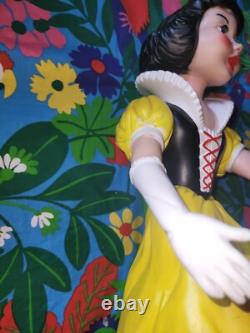 Lot blanche neige ledraplastic dwarfs delacoste pouet Disney figure nains Snow