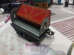 Lot de Locomotive et Wagon O Mécanique avec clés en tôle Port Gratuit