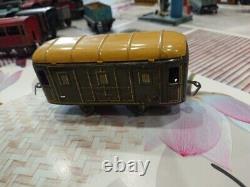 Lot de Locomotive et Wagon O Mécanique avec clés en tôle Port Gratuit