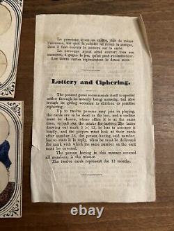 Loto d'arithmétique & 19 Eme Siècle & XIX Eme & Jeu Ancien & Jouet & Calcul