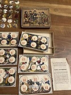 Loto d'arithmétique & 19 Eme Siècle & XIX Eme & Jeu Ancien & Jouet & Calcul