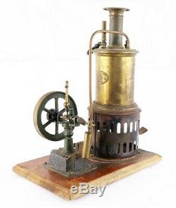 MACHINE A VAPEUR E. PLANCK 1890 / jouet ancien antique toy