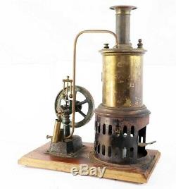 MACHINE A VAPEUR E. PLANCK 1890 / jouet ancien antique toy