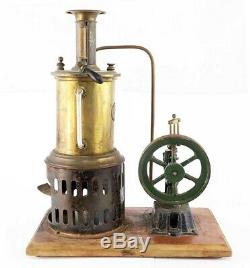 MACHINE A VAPEUR E. PLANCK 1890 / jouet ancien antique toy