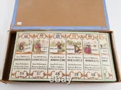 MATENET Jeu LOTO ancien départements France cartes complètes peu servi 1865/1870