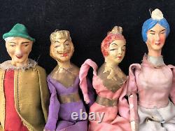 Marionnettes XIX ème Siècle pour Opéra ou Théatre Miniature Jouet Ancien