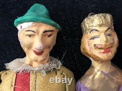 Marionnettes XIX ème Siècle pour Opéra ou Théatre Miniature Jouet Ancien