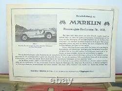 Marklin 1076 Auto Baukasten Mercedes Benz Rennewagen 75 Ans 1914/1989