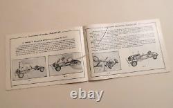 Marklin 1935 Notice de montage Automobiles Demontables Complet et Etat Neuf