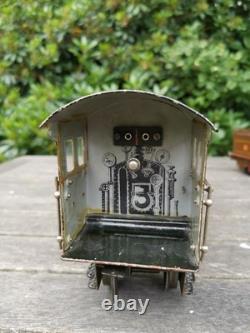 Marklin, no bing, no carette jouet ancien en tole 1920