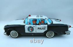 Masudaya Grande Voiture 36Cm Oldsmobile 88 Police Sonicon Patrol Japon 1960