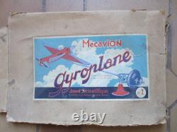 Mecavion Gyroplane N°2 Jouet Scientifique Ancien + Boite + Notice