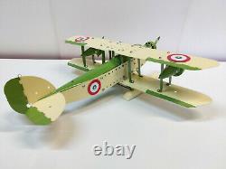 Meccano Airplane Constructor Hydravion biplan (47cm)