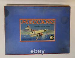 Meccano Avion #12 Boite d origine Vide 50x37 Cm Original box only 1930