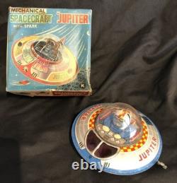 Mechanical Spacecraft Jupiter? OHTA jouet en fer ancien JAPAN