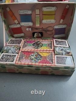 Mercerie Ancienne Boite De Perles Jouet Ancien