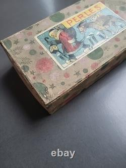 Mercerie Ancienne Boite De Perles Jouet Ancien