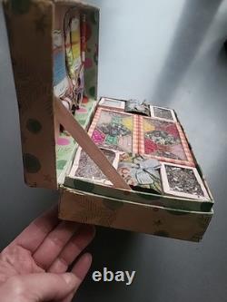 Mercerie Ancienne Boite De Perles Jouet Ancien