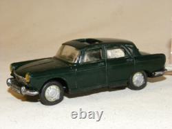 Miniature Norev Voiture 404 Peugeot N°51 + Caravane Digue N°93 Panoramic 14 1/43