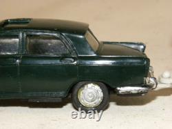 Miniature Norev Voiture 404 Peugeot N°51 + Caravane Digue N°93 Panoramic 14 1/43