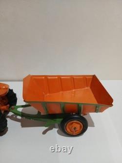 Modélisme C. I. J Tracteur Agricole et sa Remorque en tôle