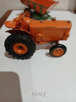 Modélisme C. I. J Tracteur Agricole et sa Remorque en tôle