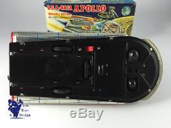 Modern Toys Space Ship USA Apollo Nasa Made In Japan Battery Op L 24cm