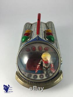 Modern Toys Space Ship Usaf Gemini X5 Made In Japan Battery Op L 24cm