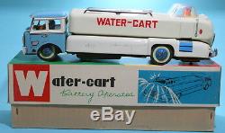 Old tin toy WATER-CART Réf ME638 Made in china MIB