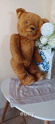 Ours Florentin Ancien Steiff Annee 30/40 Habiller En Pere Noel Mignon Propre