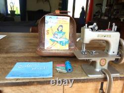 PETITE MACHINE à COUDRE SINGER JOUET ANCIEN+MALETTE+NOTICE ET ACCESSOIRS
