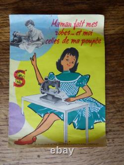 PETITE MACHINE à COUDRE SINGER JOUET ANCIEN+MALETTE+NOTICE ET ACCESSOIRS