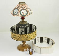 PRAXINOSCOPE vers 1880 1900 Fabrication allemande Diamètre du tambour 22 cm