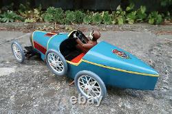 Paya Bugatti del Rey Tole Peinte 48 Cm Expo Universelle Seville 1992 Rare