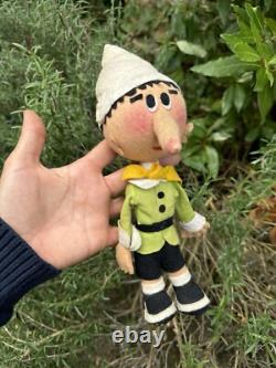 Peluche Ancienne / Jouet / Personnage / Pinocchio