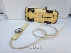 Peu courant Porsche Rallye mécanique Joustra jouet ancien en tôle lithographié