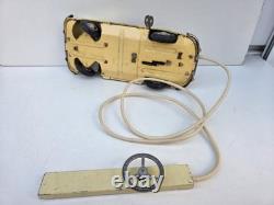 Peu courant Porsche Rallye mécanique Joustra jouet ancien en tôle lithographié